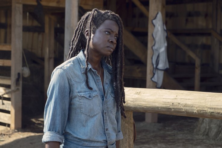 The Walking Dead Michonne leaving The Walking Dead Michonne leaving