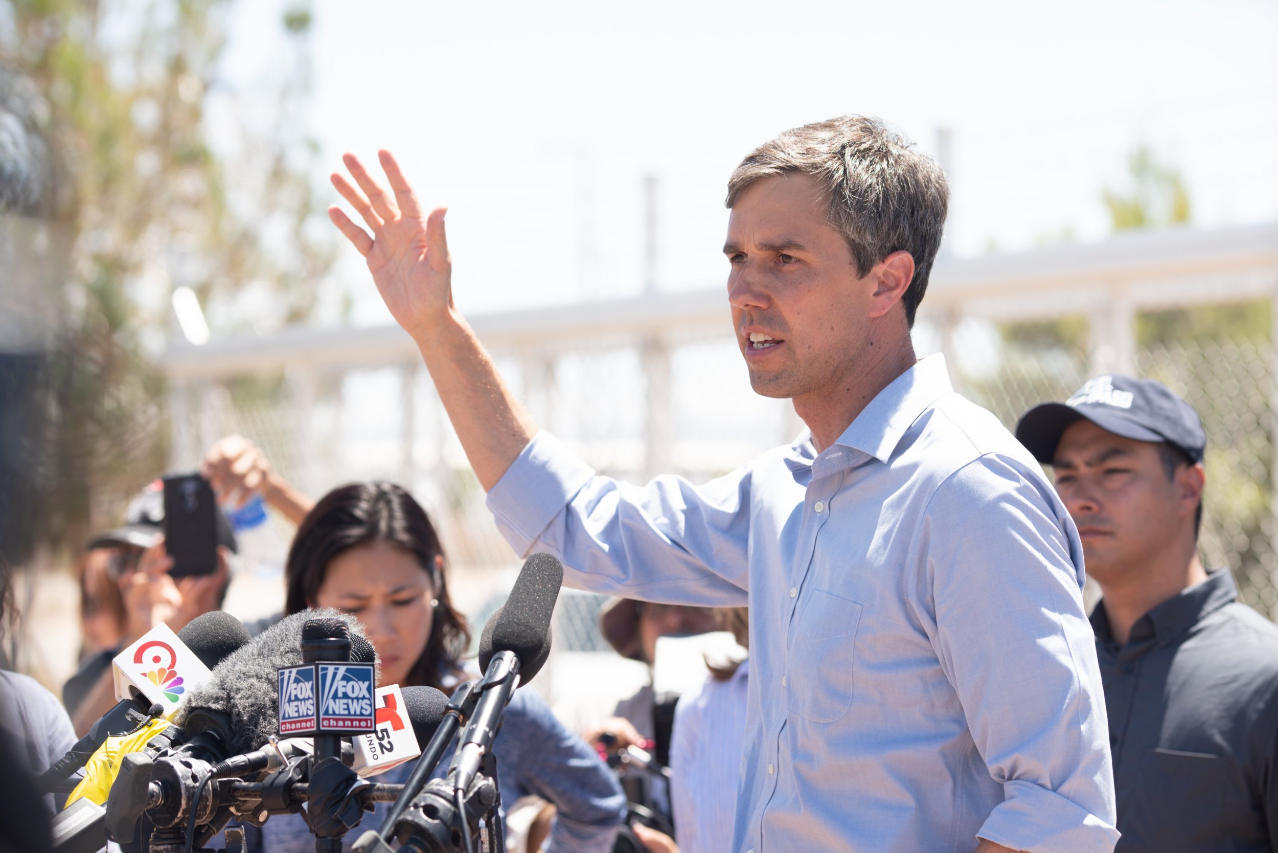 Beto, O'Rourke, border rally, trump