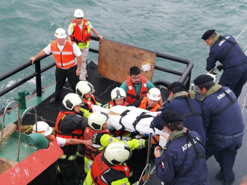 rescue of cruise ship passenger