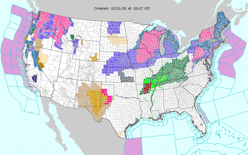 storm warnings everywhere
