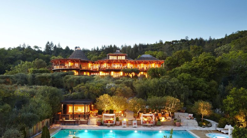 Romantic Hotels - Auberge du Soleil, Napa Valley