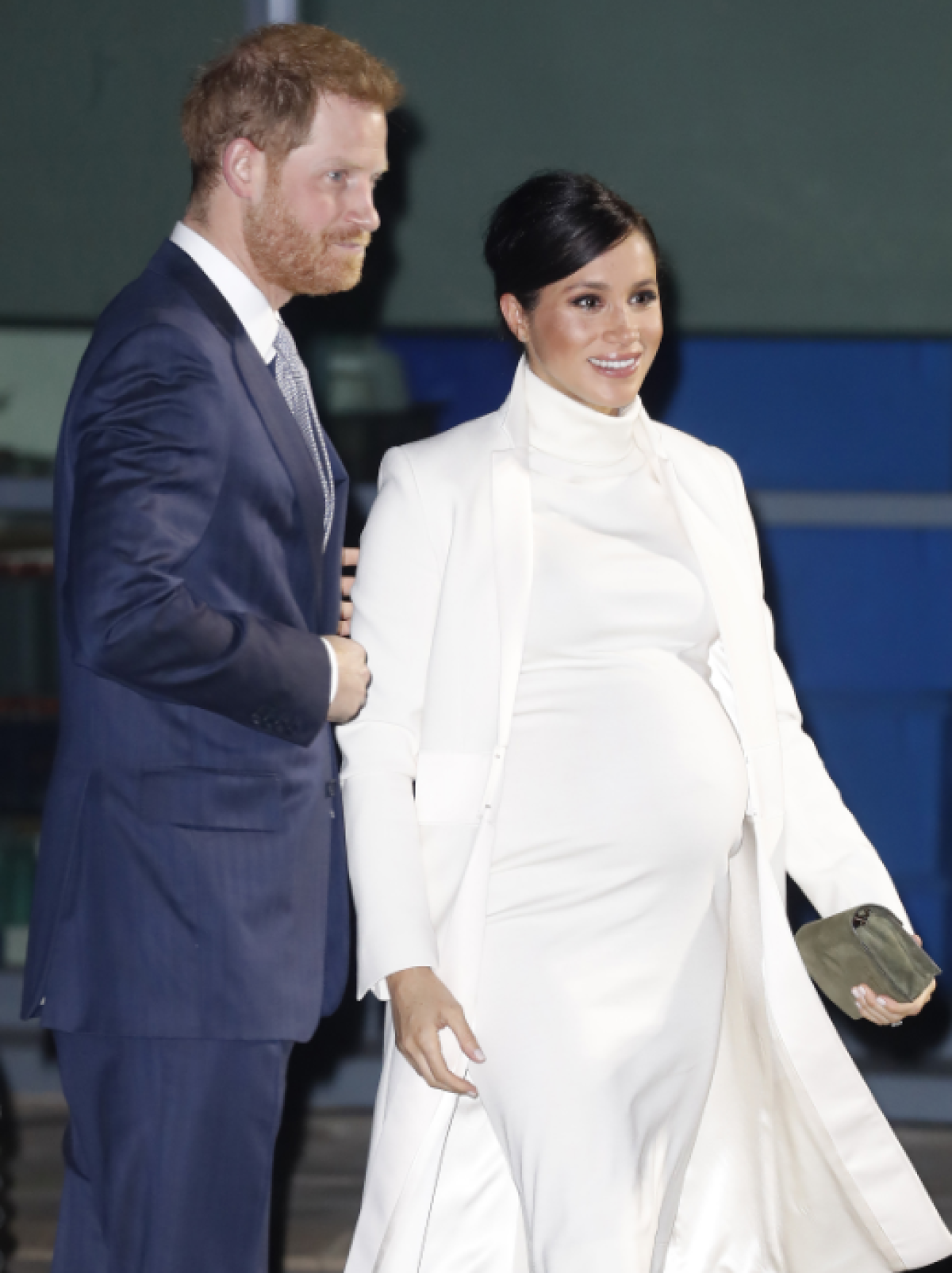 Pregnant Meghan Markle Shows Off Growing Baby Bump at Natural History Museum Gala