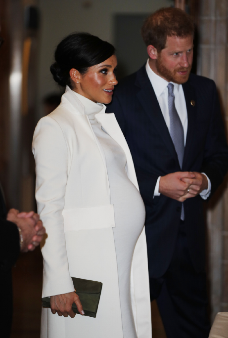 Pregnant Meghan Markle Shows Off Growing Baby Bump at Natural History Museum Gala
