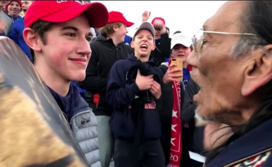 maga native american standoff maga native american standoff