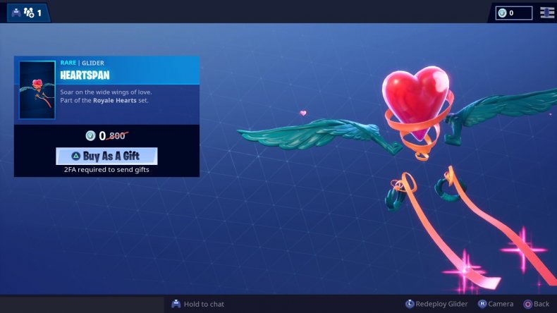 Fortnite Heartspun Glider Guide How To Enable 2fa Gift A Free