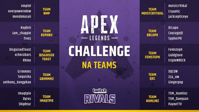 apex legends challenge twitch rivals week 2 challenge 2