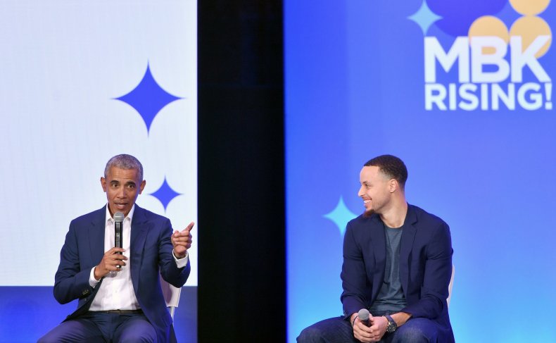 Barack Obama, Stephen Curry