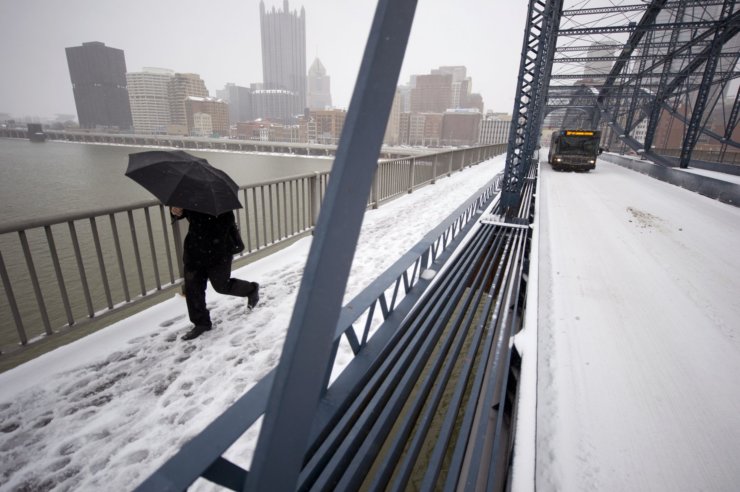 Snow Totals in Pittsburgh, Philadelphia From Winter Storm Petra