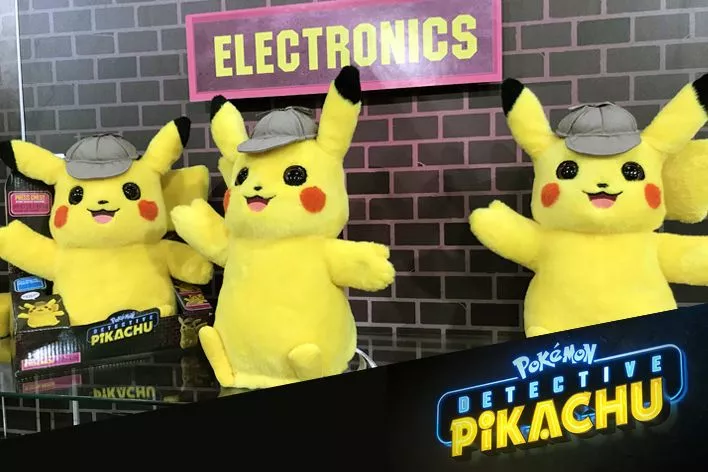 Giant detective pikachu plush online