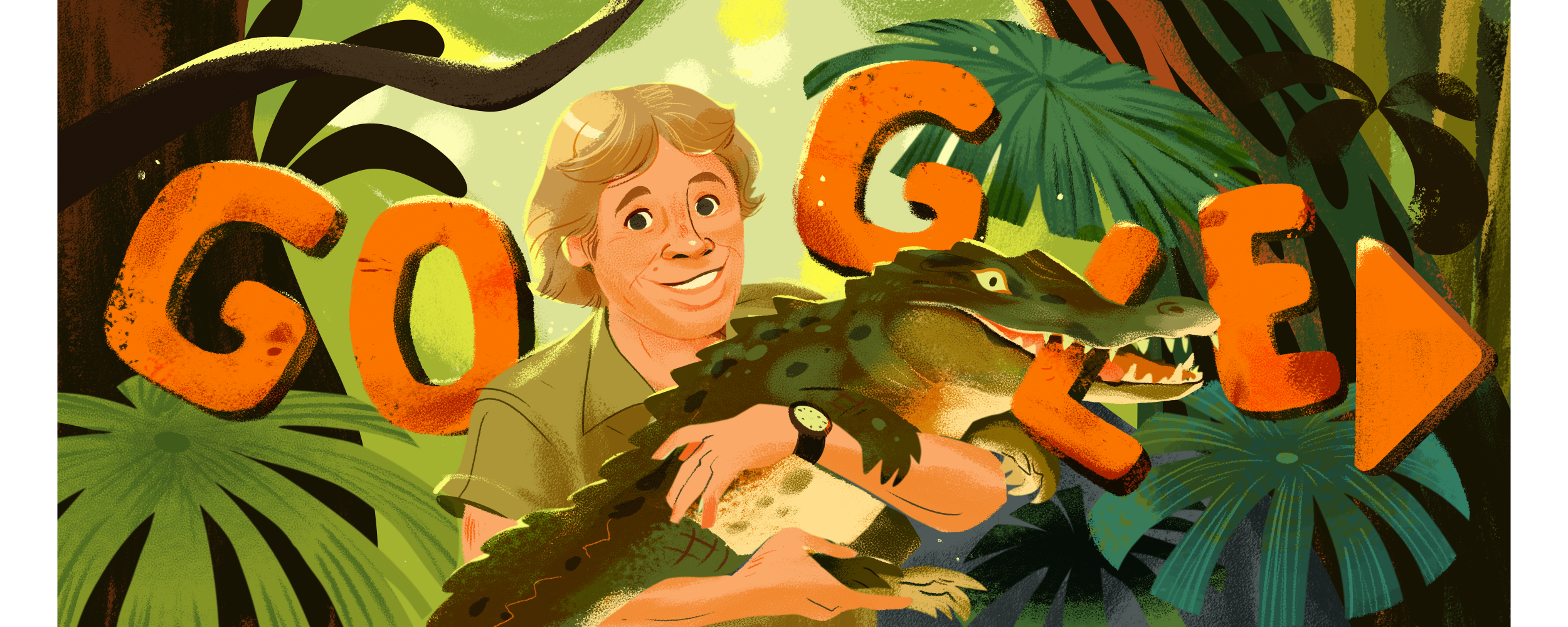 steve irwin google doodle 