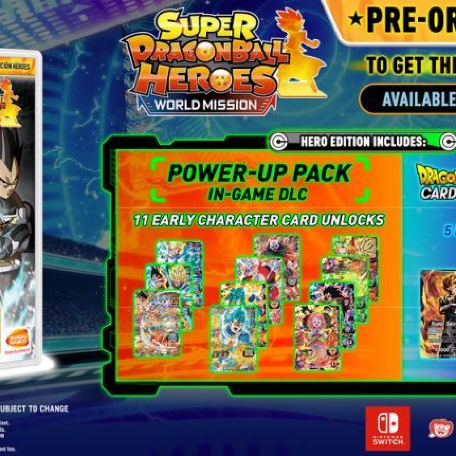 Super Dragon Ball Heroes World Mission Trailer Shows Card