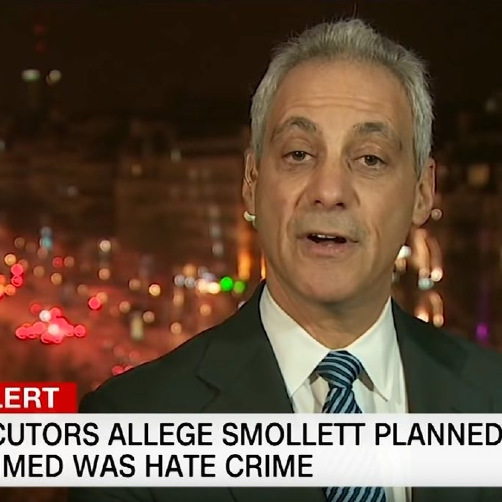 Jussie Smollett Used Chicago Says Tearful City Mayor Rahm Emanuel