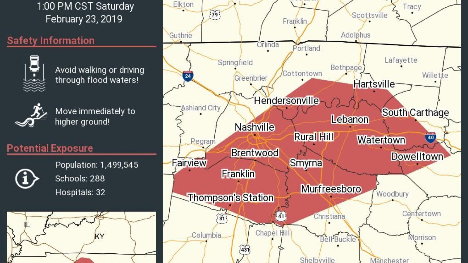 Tennessee Flooding Flood Map Photos And Warnings