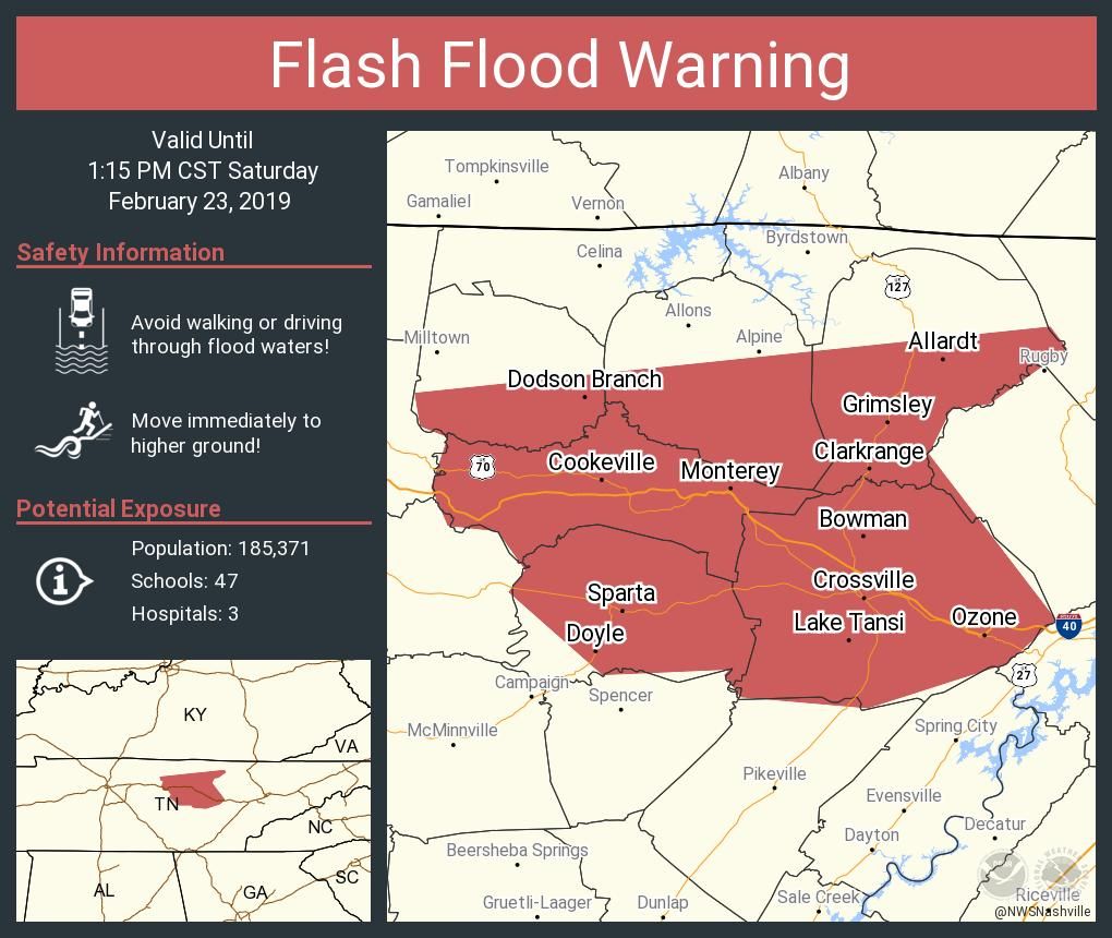 Tennessee Flooding: Flood Map, Photos and Warnings