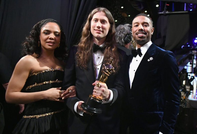 Tessa Thompson and Michael B. Jordan