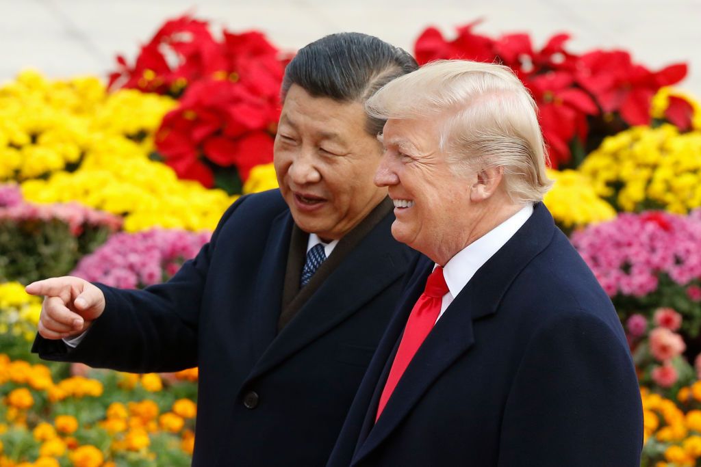 Trump and Xi Jinping