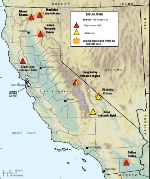 california volcanoes california volcanoes