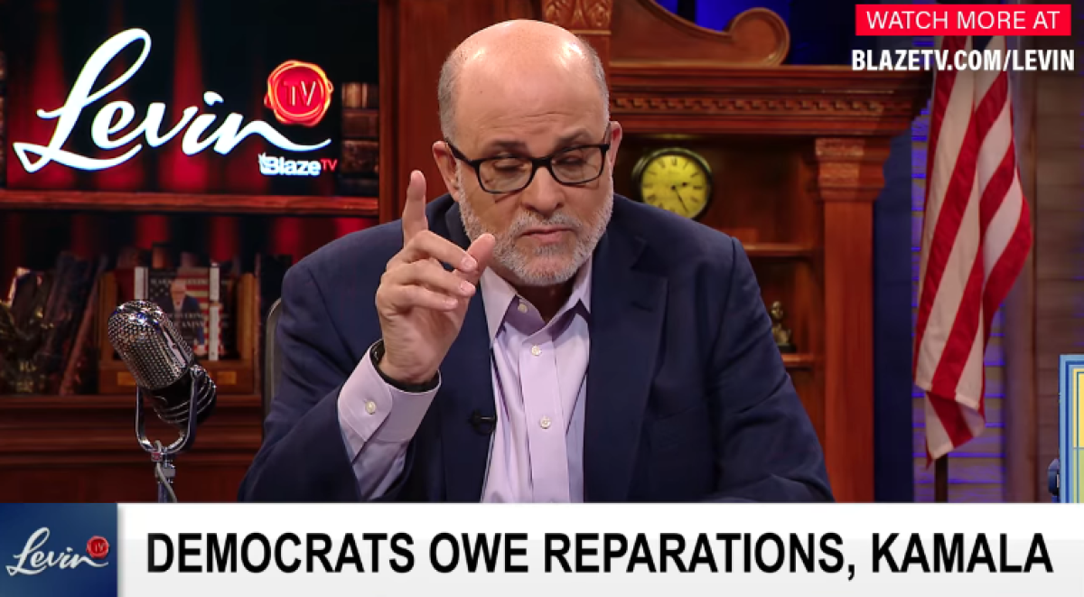 Mark Levin slavery reparations
