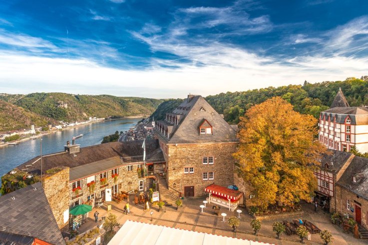 Rhine River Castle - Castle Rheinfels Rhine River Castle - Castle Rheinfels