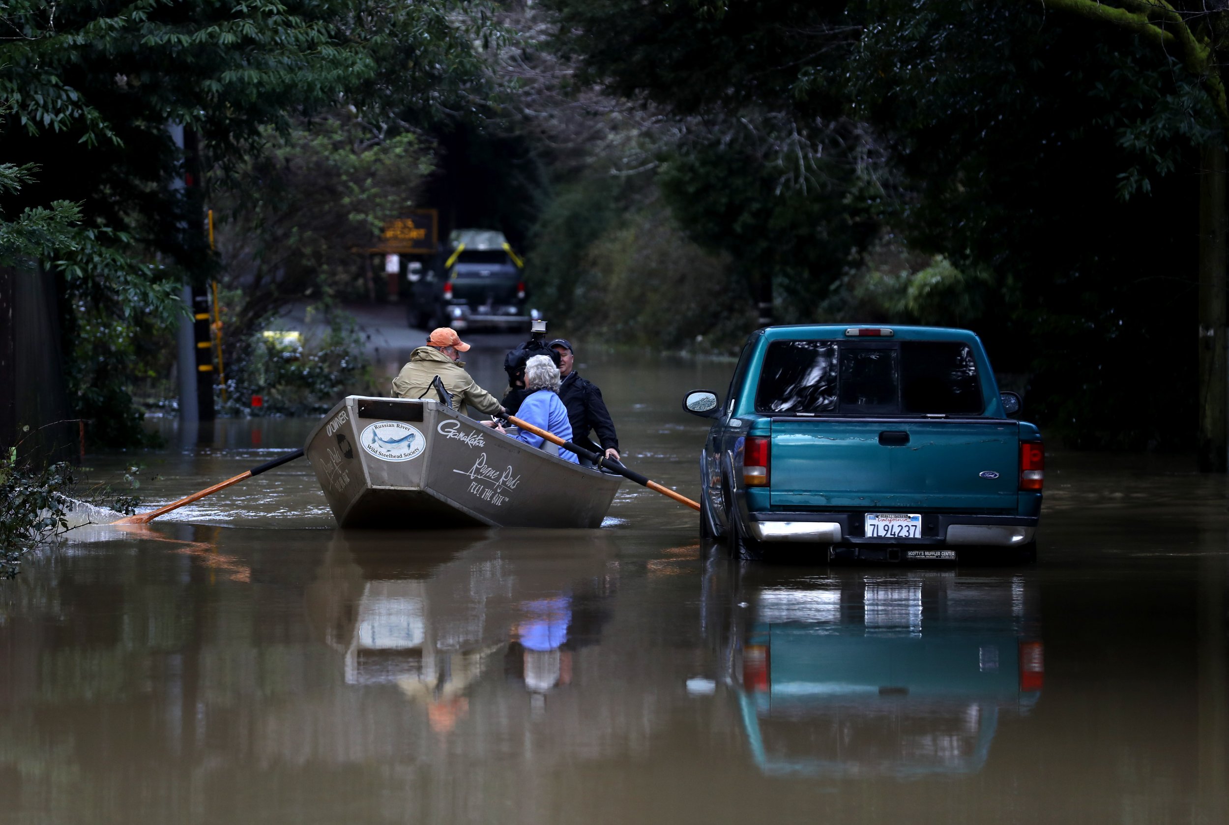 Russian River Flooding Guerneville California Is Officially An   Russian River Flooding Guerneville California 