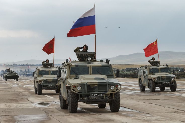 RussiaChinaVostokDrillsFlags RussiaChinaVostokDrillsFlags