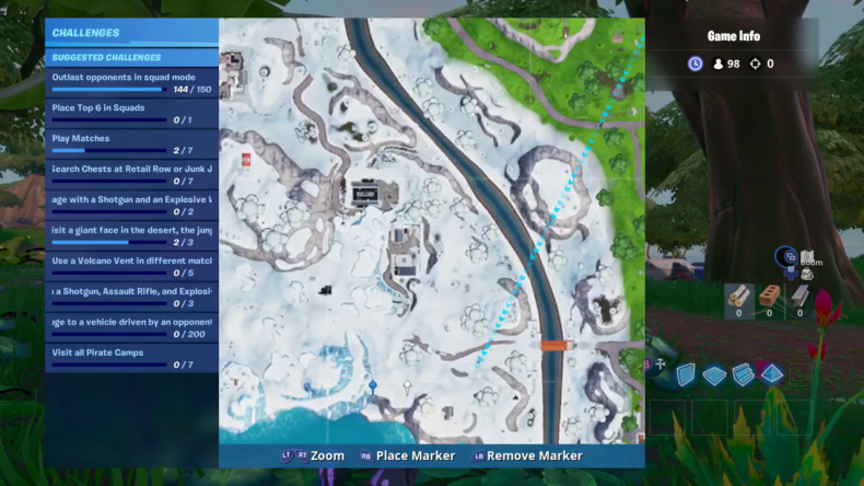 Fortnite Giant Face Snow