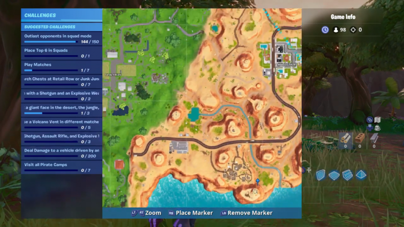 Fortnite Giant Face Desert