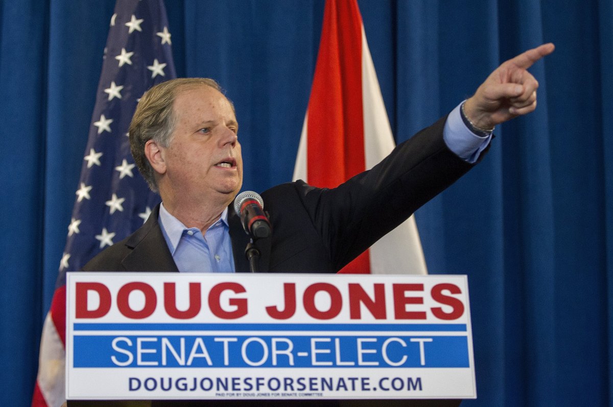 Alabama Senator Doug Jones Taunts Roy Moore, Urges Election Rematch ...