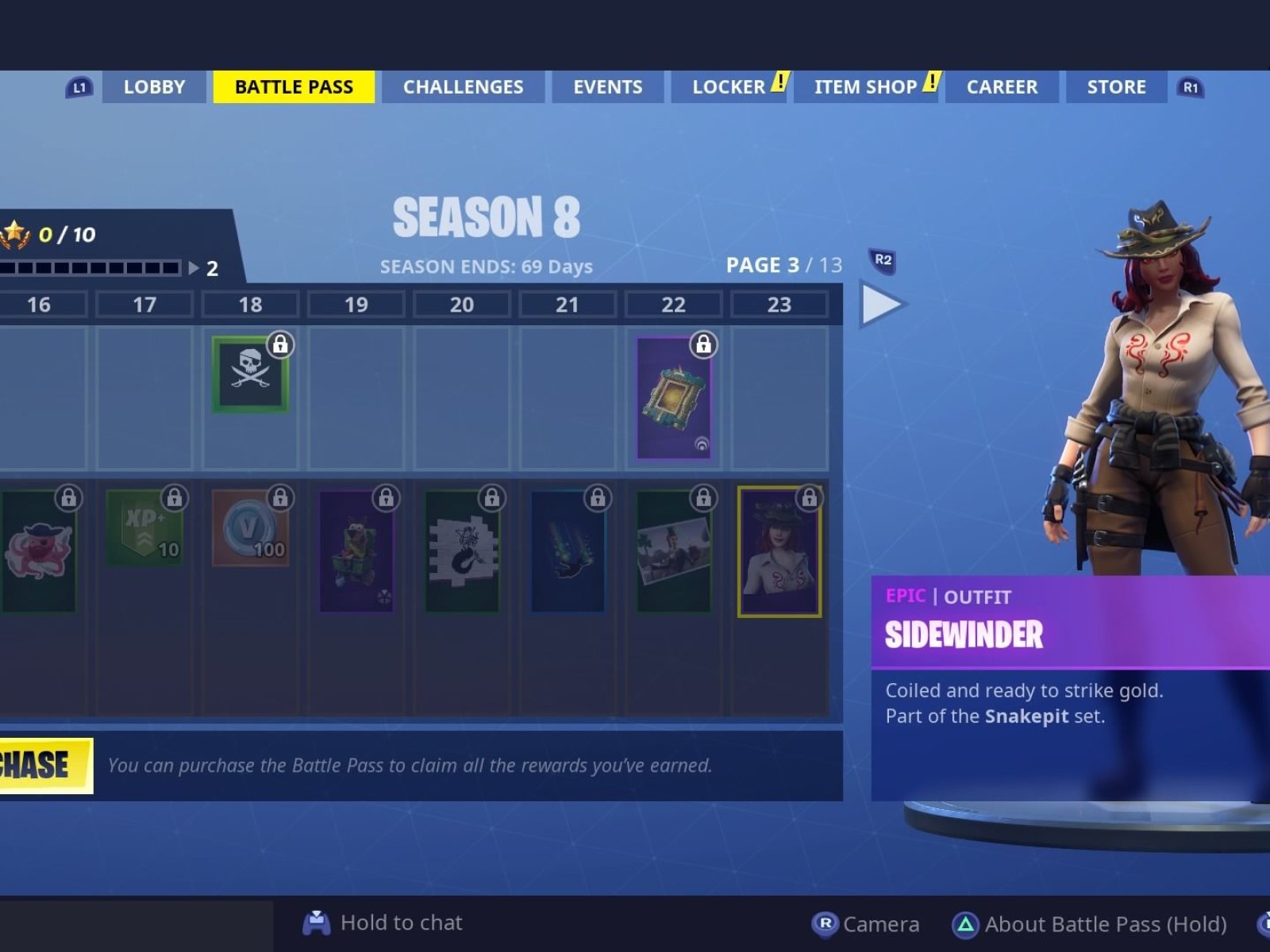Fortnite Season 8 Battle Pass Skins To Tier 100 Luxe Peely