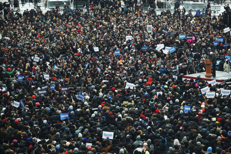 bernie sanders布鲁克林2020年集会 bernie sanders brooklyn 2020 rally