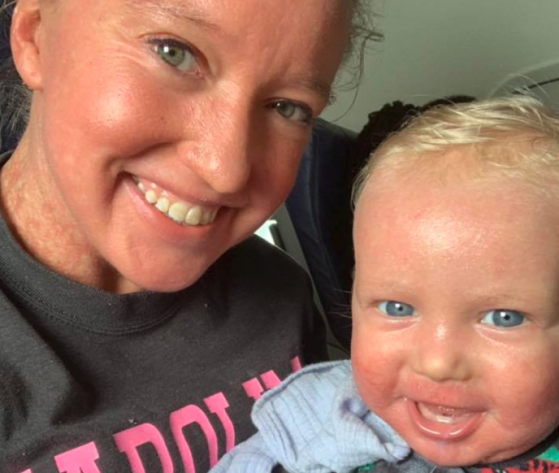Jordan Flake and son