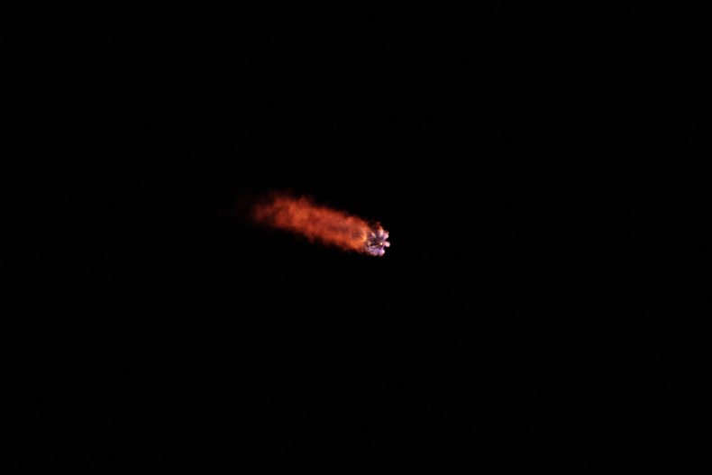 crew dragon after launch