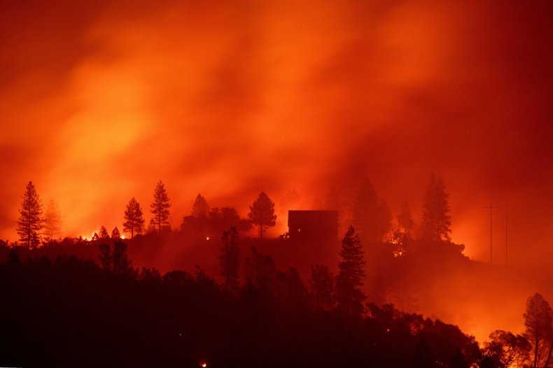 Camp fire wildfire 2018