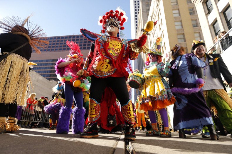 NOLA mardi gras dance