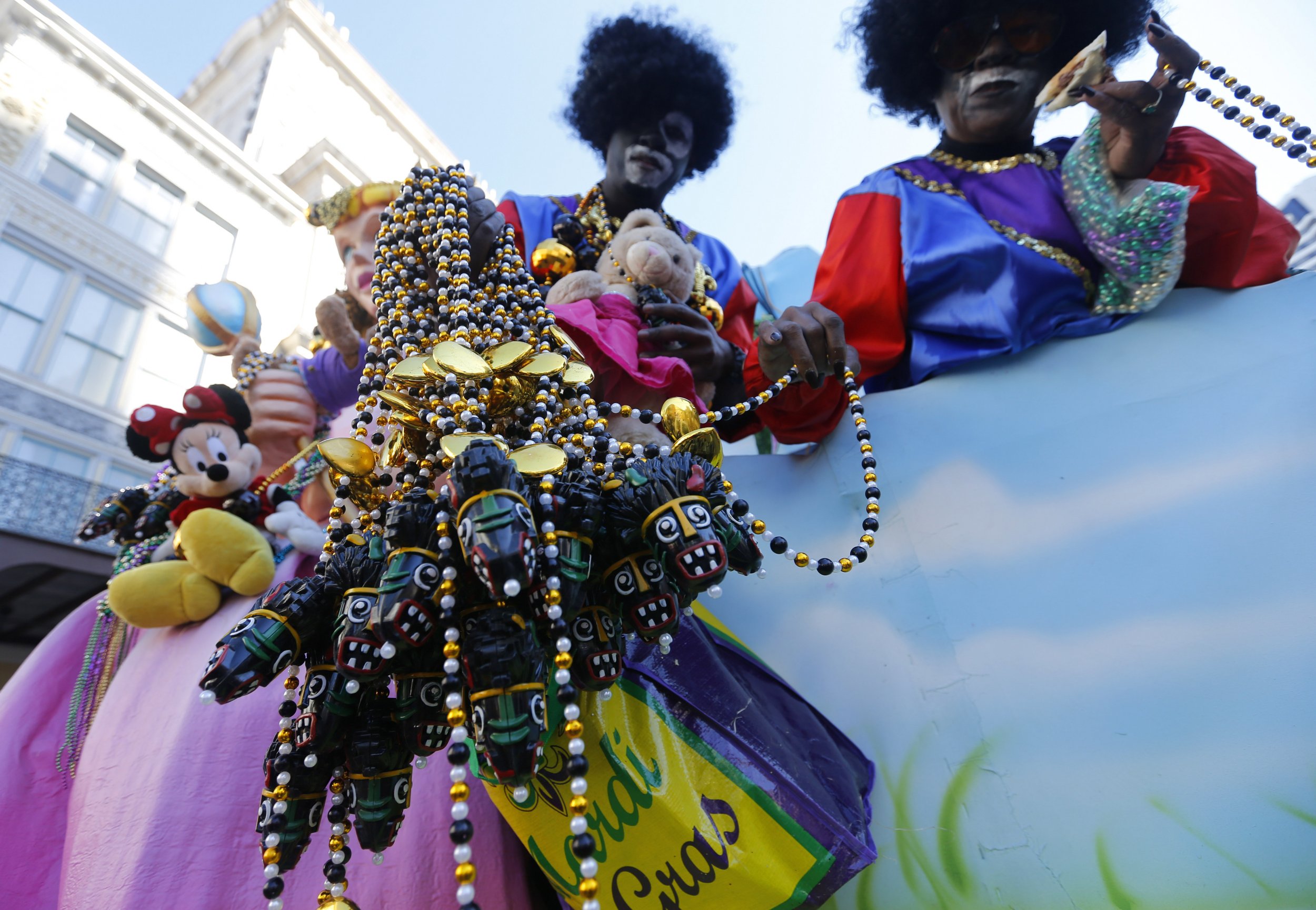 parade for mardi in nola