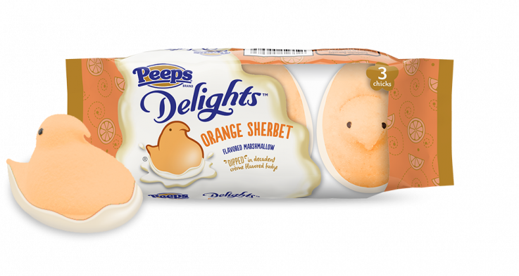 orange Sherbet peeps orange Sherbet peeps