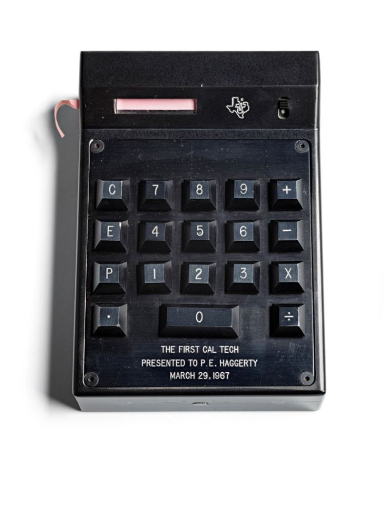 Cal-tech, first hand-held electronic calculator
