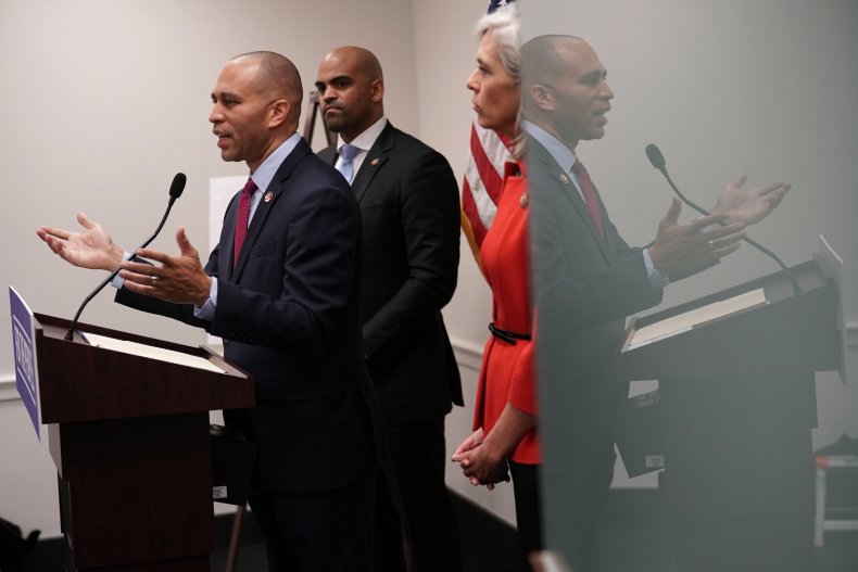 Hakeem, Jeffries, Ilhan Omar, Democrats, divided