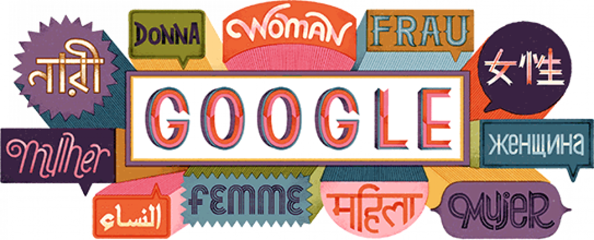 international women's day google doodle