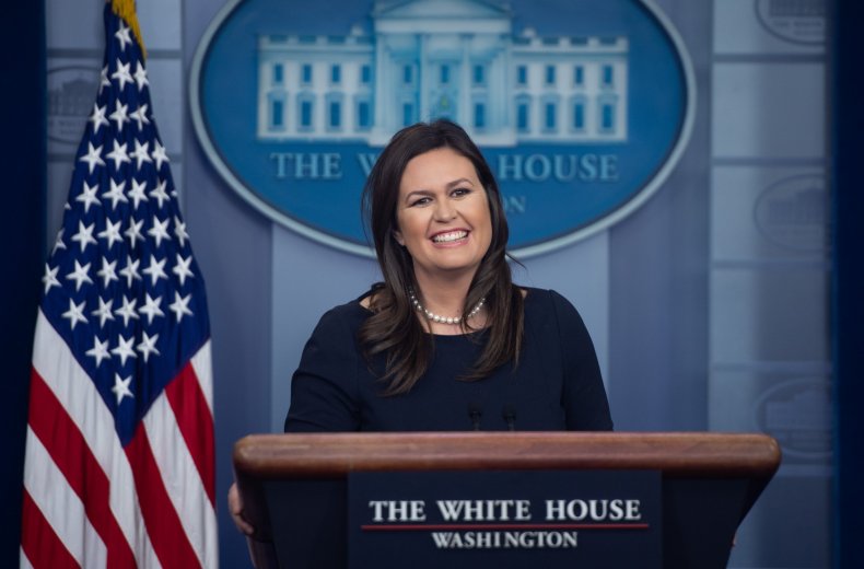sarah, sanders, huckabee, donald, trump, jews