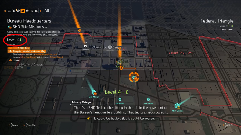 Division 2 side missions Division 2 side missions