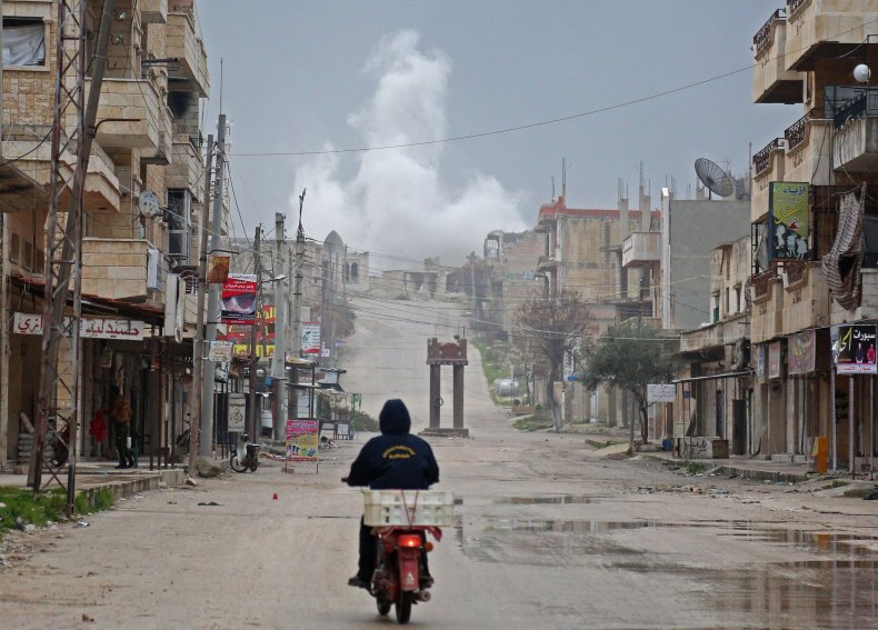 syria war, idlib happening