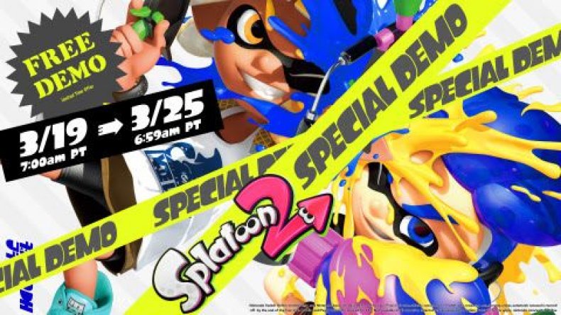 splatoon 2 free demo start time how to download