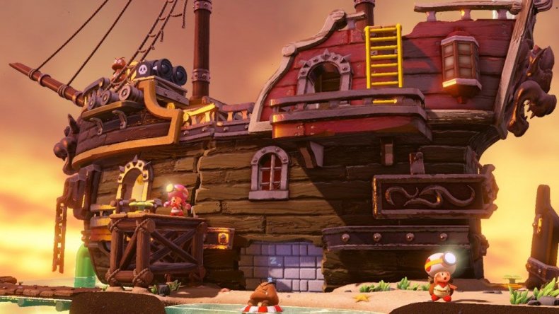 captain toad dlc goomba galleon captain toad dlc goomba galleon