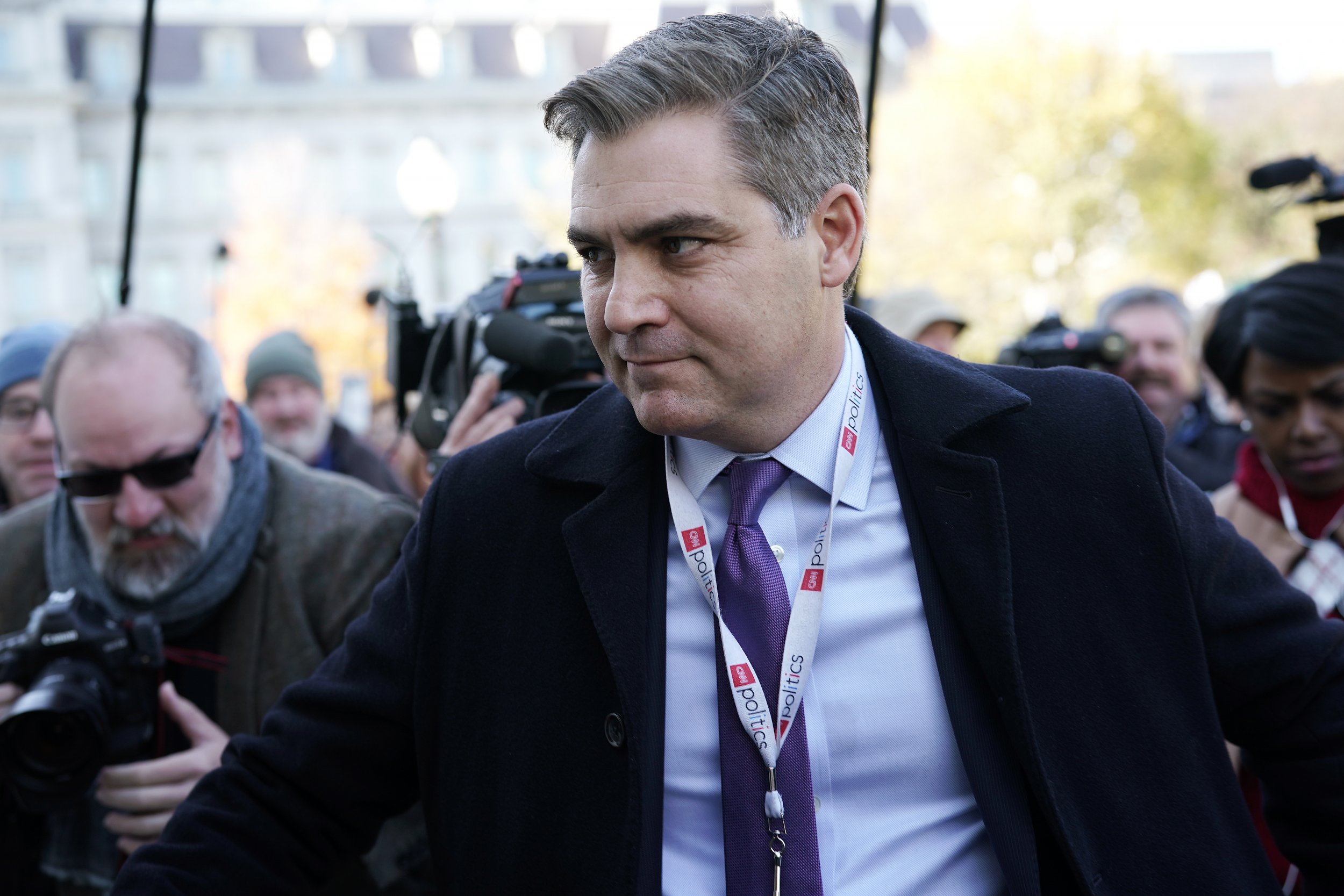 Cnns Jim Acosta Says Daily Caller Reporter Teed Up Donald Trump With Softball Question 