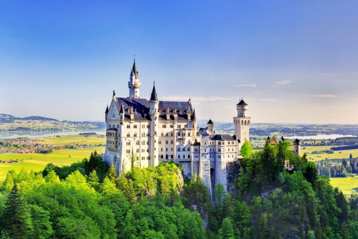 Germany - castle neuschwanstein Germany - castle neuschwanstein