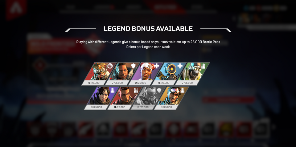 Apex Legends Legends Bonus Guide Understanding The New Battle Pass Feature