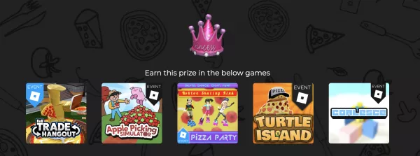 Roblox Pizza Party Event Guide How To Get Boombox Backpack Pinata Hat And More - roblox pizza party event crown locations