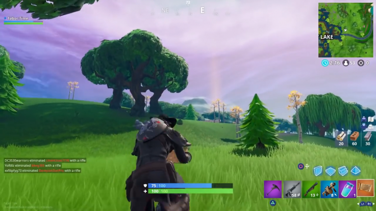 Fortnite treasure map light Fortnite treasure map light