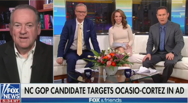 mike huckabee fox & friends aoc manchurian candidate